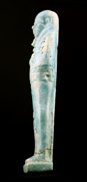 26th Dynasty Faience Ushabti, 664 BCE - 525 BCE