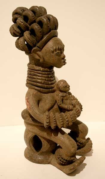 Igbo Terracotta Seated Figure, 18th Century CE - 20th Century CE