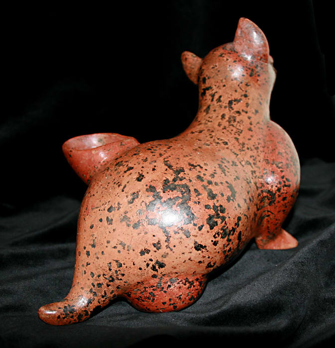 Colima Terracotta Sculpture of a Dog, 300 BCE - 300 CE