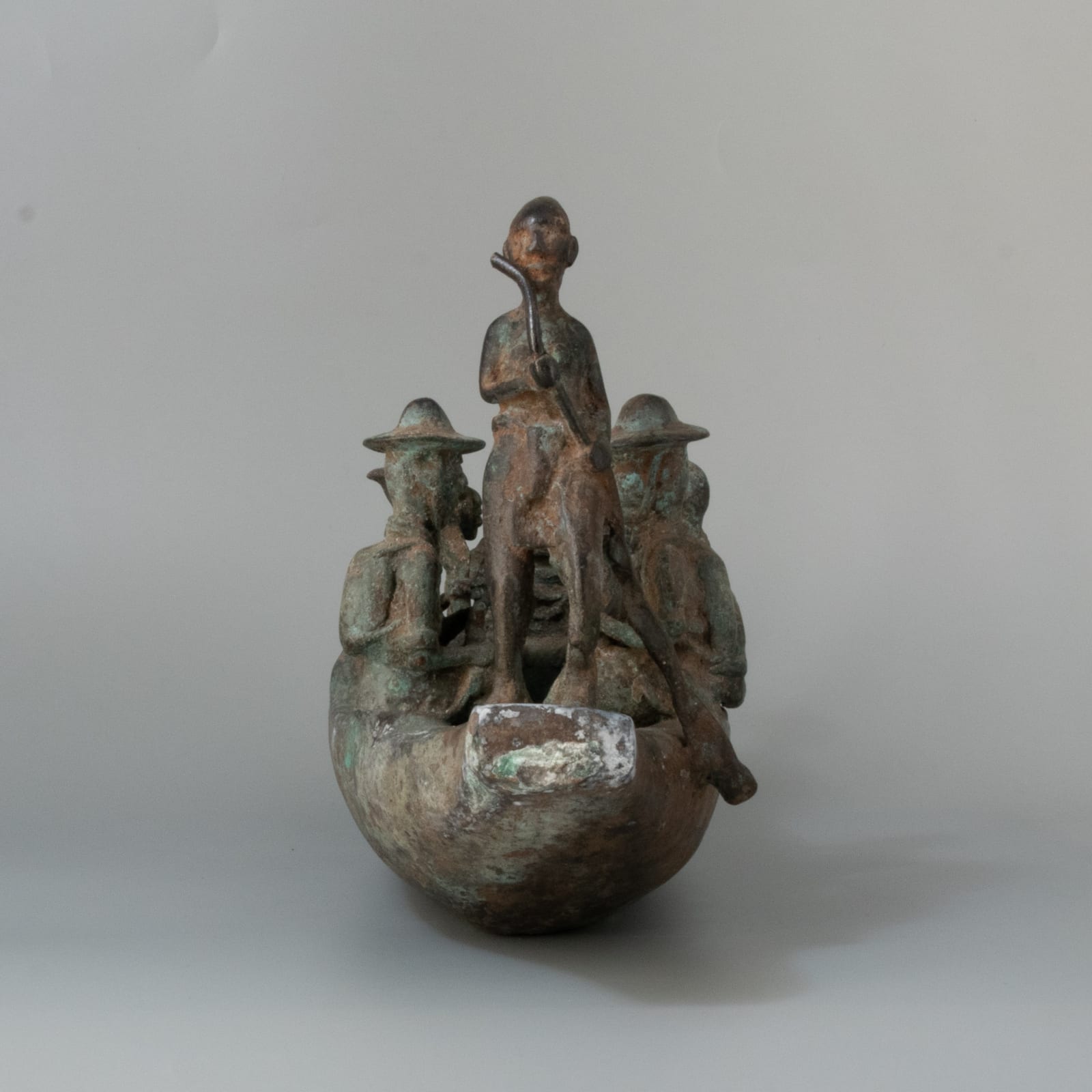 Benin Boat with Passengers, Early 20th Century CE