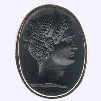Classical Revival Intaglio depicting a Roman Empress, 1700 CE - 1900 CE