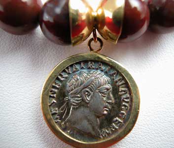 Silver Denarius of Roman Emperor Trajan, 98 CE - 117 CE