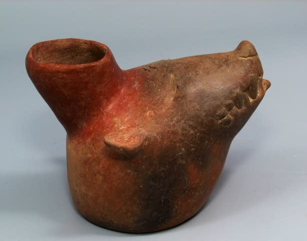 Colima Vessel in the Form of an Animal Head, 300 BCE - 300 CE