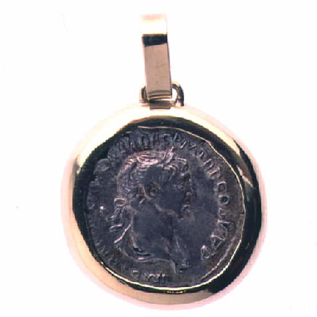 Silver Denarius of Roman Emperor Trajan, 98 CE - 117 CE