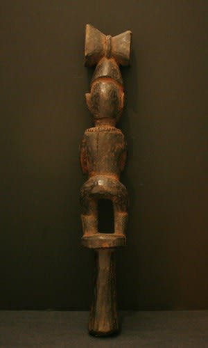 Yoruba Wooden Sango Ose Dance Wand, 20th Century CE