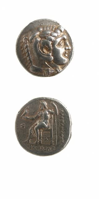 Macedonian Silver Tetradrachm of Alexander the Great, 336 BCE - 323 BCE