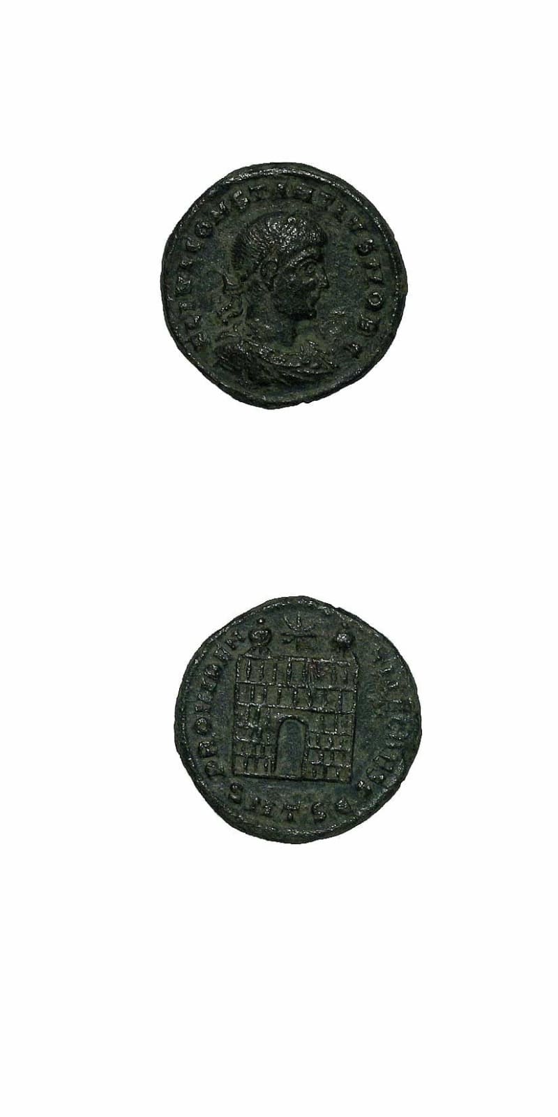 Bronze Coin of Constantius II Struck While Caesar, 324 CE - 337 CE