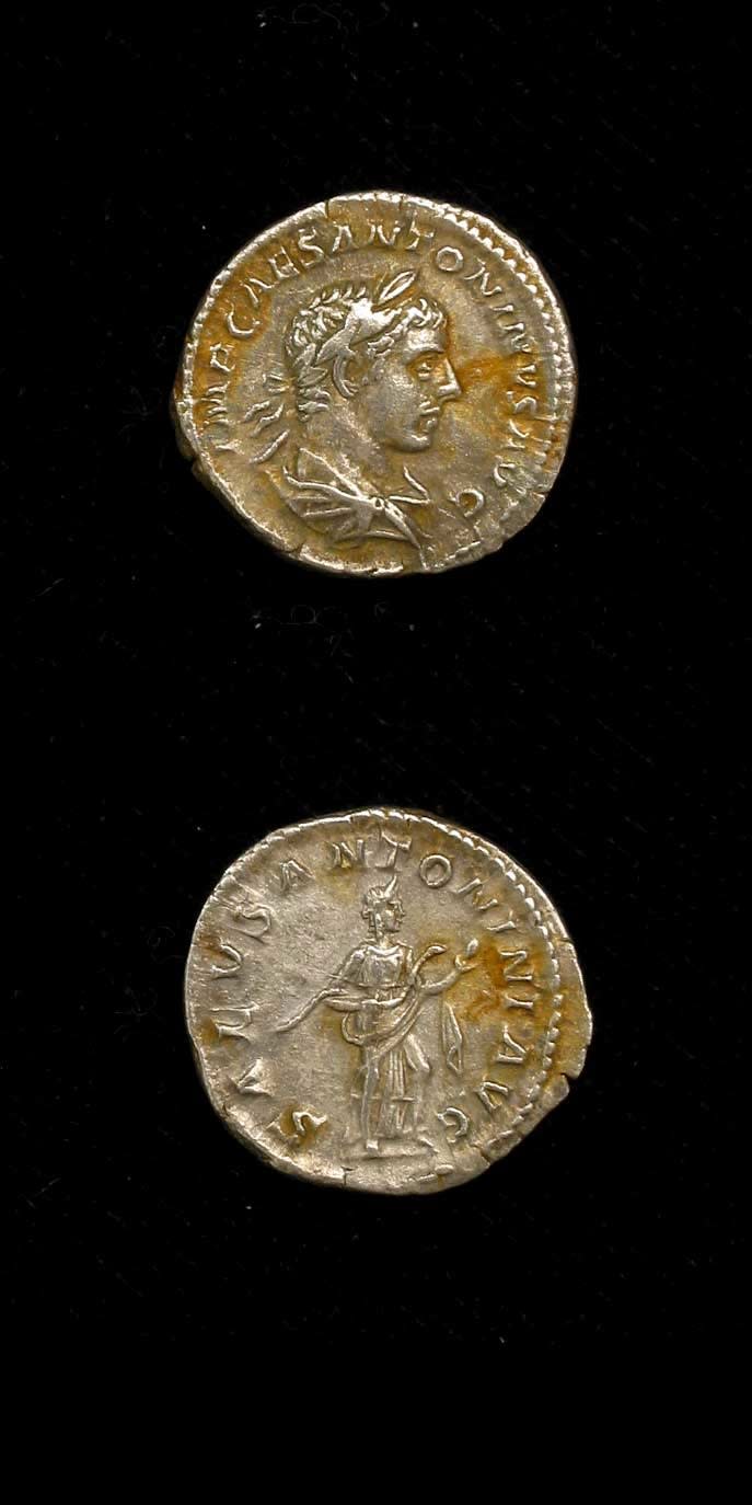 Silver Denarius of Emperor Elagabalus, 219 CE