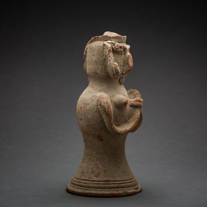 Indus Valley Terracotta Figurine of a Standing Fertility Goddess, 2800 BCE - 2600 BCE