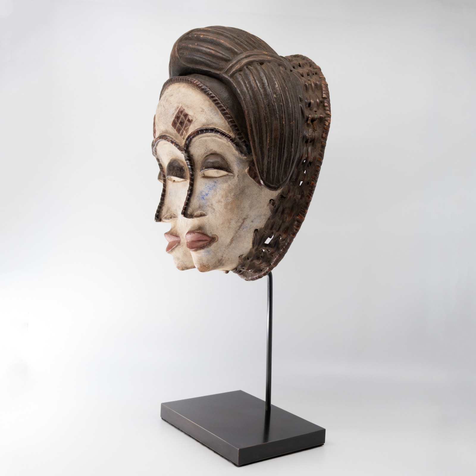 Punu Two Faced Mask, 19th - 20th Century CE