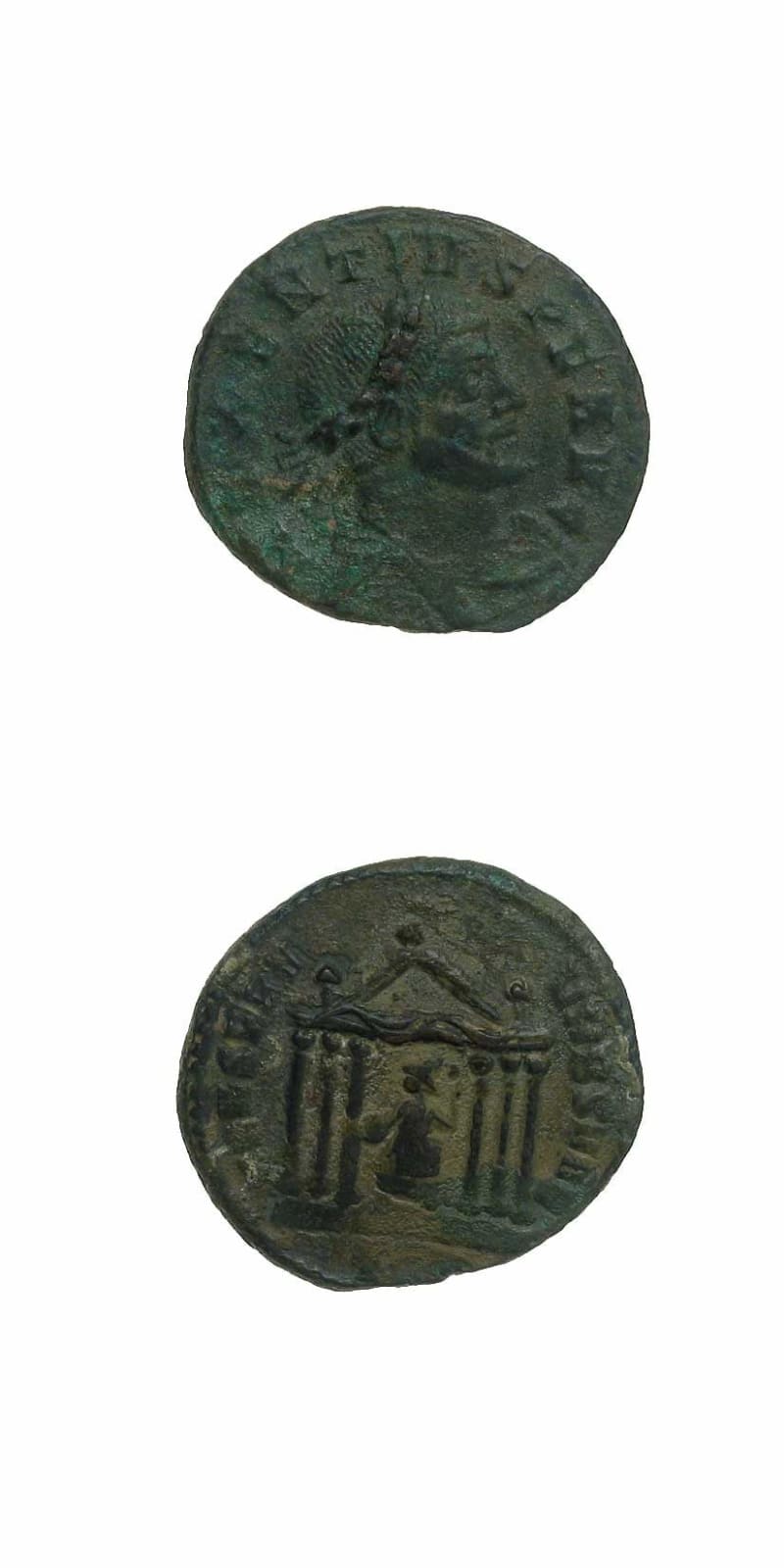 Bronze Follis of Emperor Maxentius, 306 CE - 312 CE