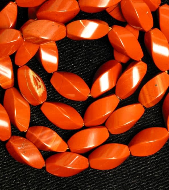 Red Jasper Bead Necklace