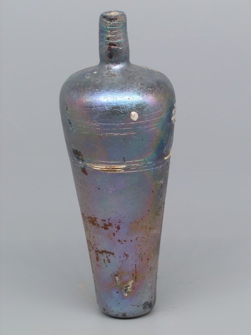 Large Violet Glass Vessel, 100 CE - 200 CE