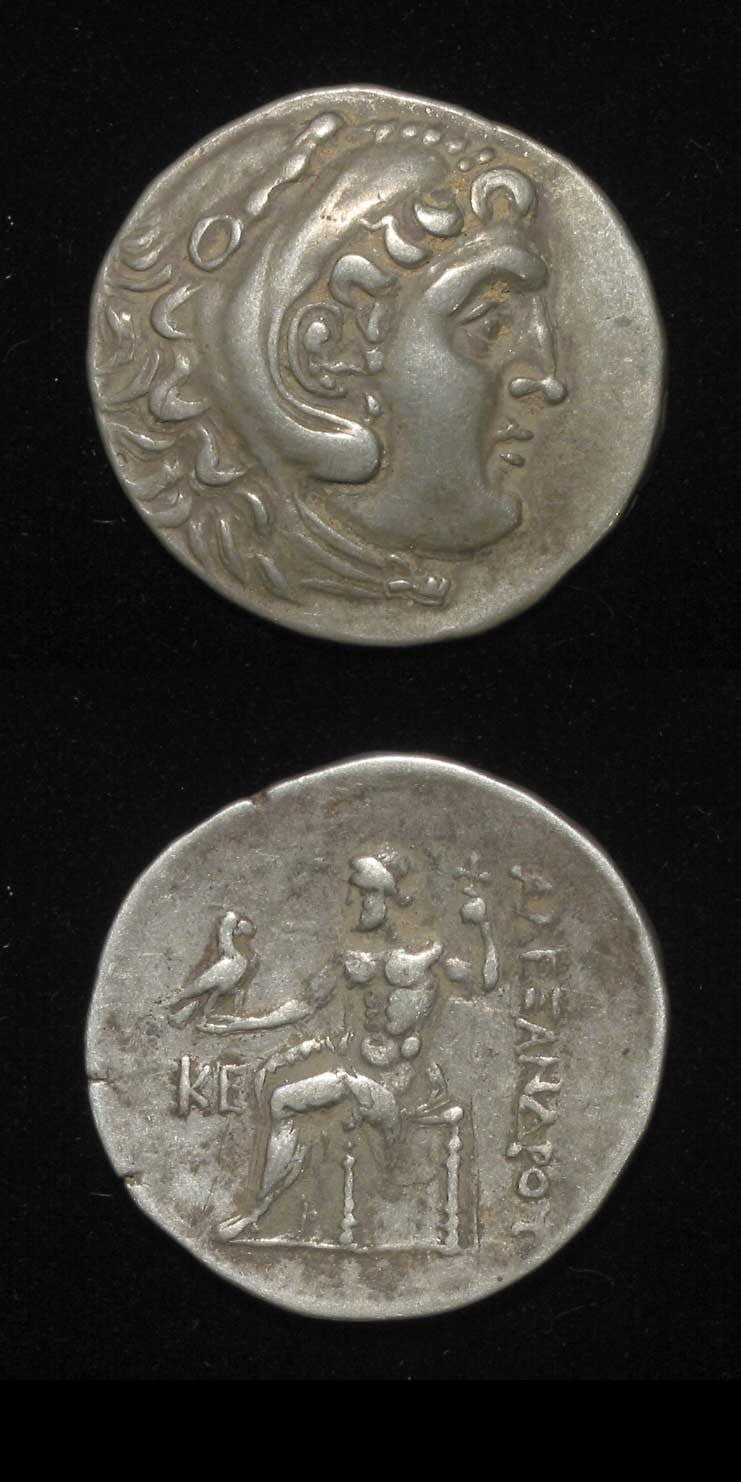Macedonian Silver Tetradrachm of Alexander the Great, 336 BCE - 323 BCE