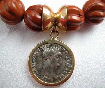 Silver Denarius Of Roman Emperor Domitian, 81 CE - 96 CE