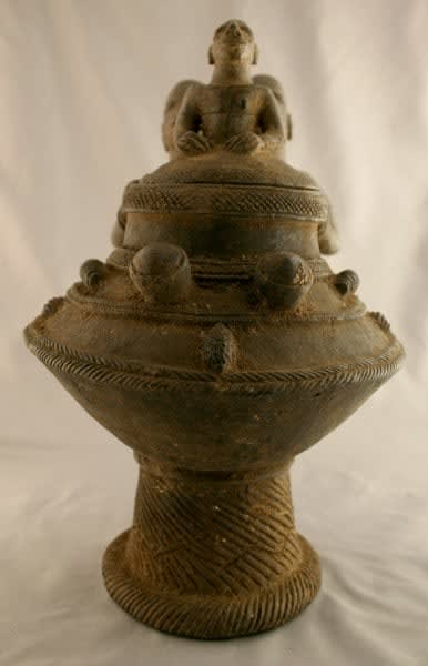 Mangbetu Terracotta Vessel, 20th Century CE