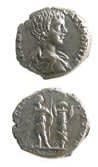 Silver Denarius of Caracalla Struck While Caesar, 196 CE - 198 CE