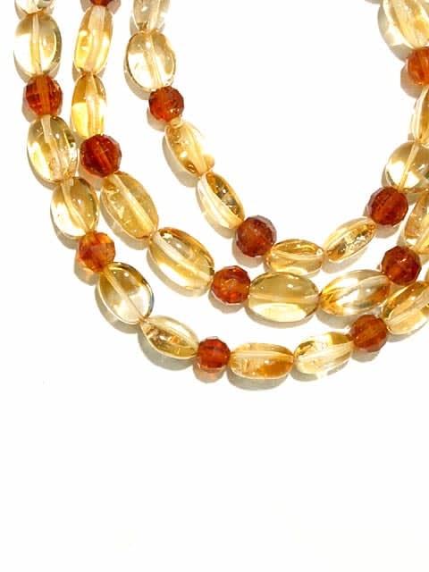 Citrine Bead Necklace