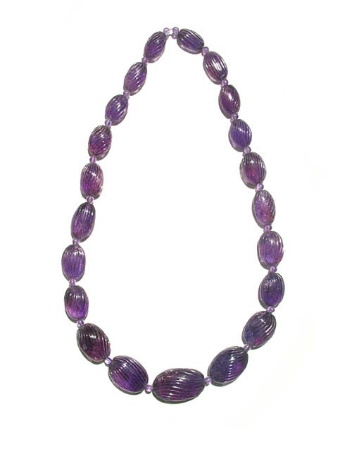Amethyst Bead Necklace