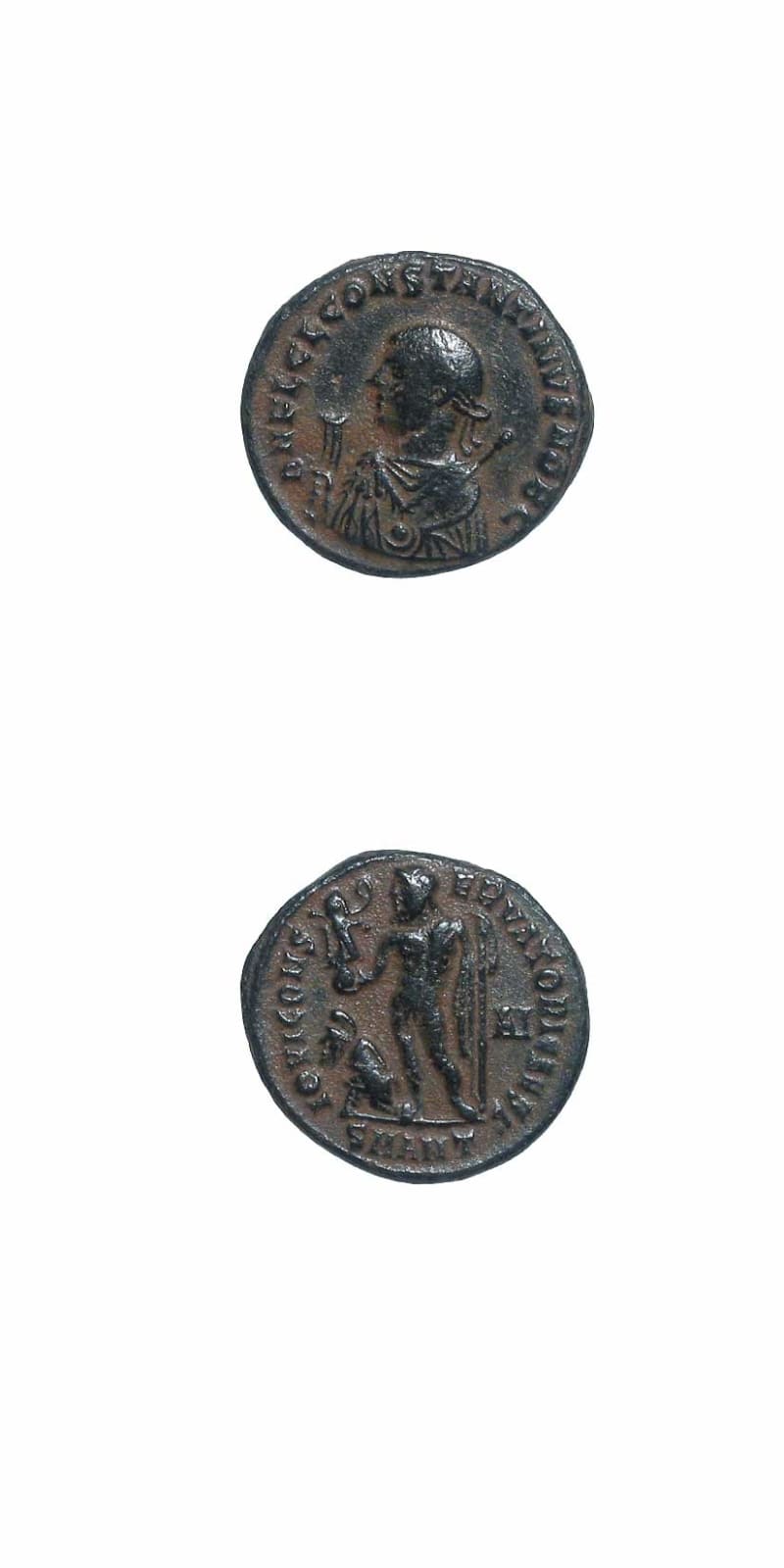 Bronze Coin of Constantine II Struck While Caesar, 316 CE - 337 CE