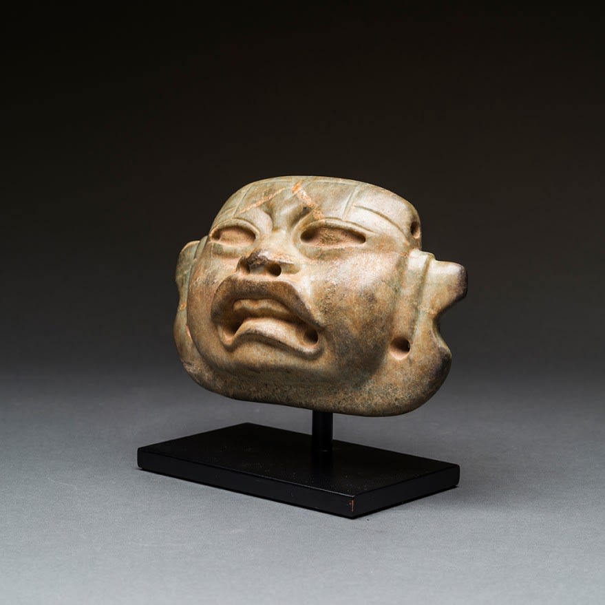 Olmec Jade Mask Pectoral, 1200 BCE - 600 BCE
