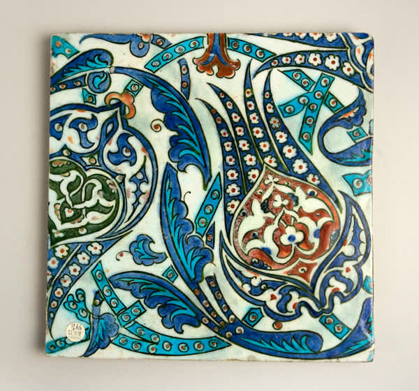 Pair of Diyarbekir Tiles, 16th Century CE