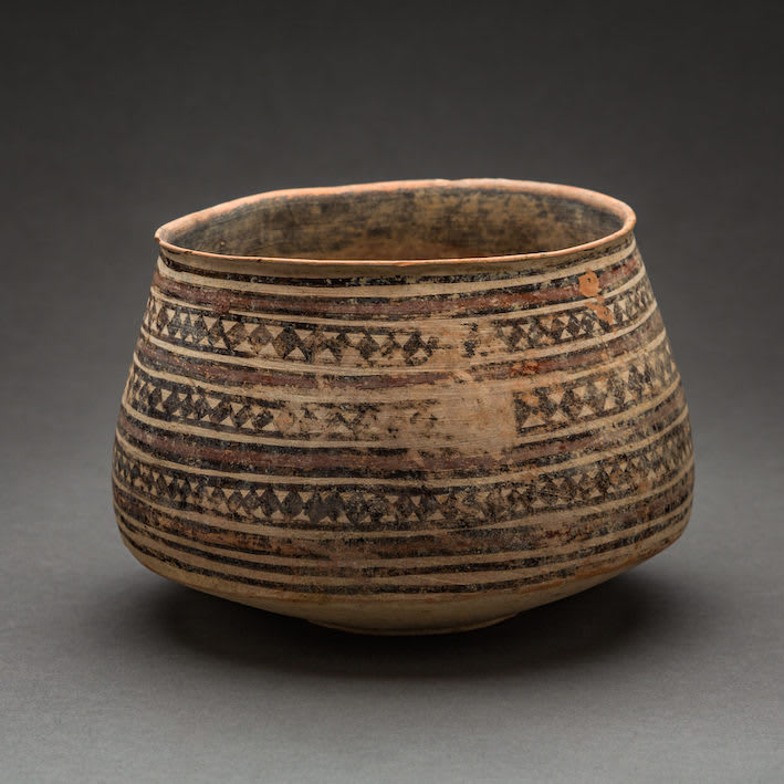 Slip-Painted Terracotta Bowl, 3000 BCE - 2000 BCE