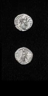 Silver Denarius of Emperor Marcus Aurelius, 176 CE - 180 CE