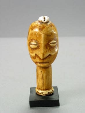 Lega Ivory Sculpture of a Head, 19th Century CE - 20th Century CE