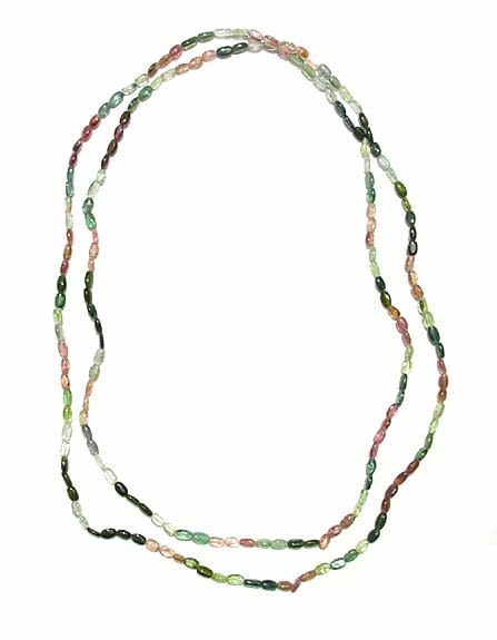 Mixed Tourmaline Bead Necklace