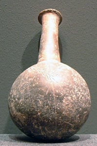 Late Bronze Age Cypriot Terracotta Flask, 1500 BCE - 1250 BCE
