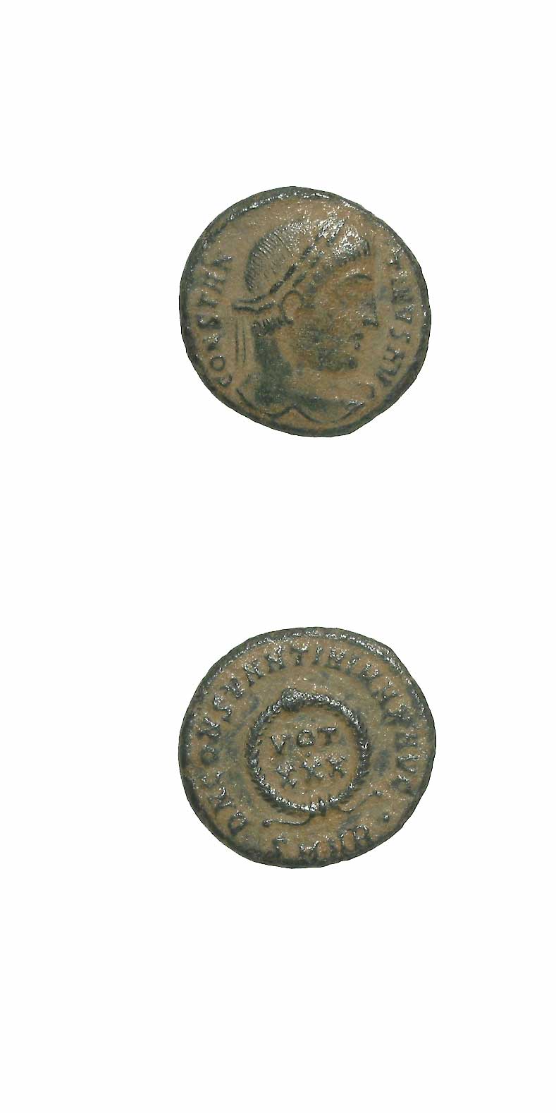 Bronze Coin of Emperor Constantine I the Great, 307 CE - 337 CE