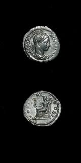 Silver Denarius of Emperor Severus Alexander, 222 CE - 228 CE