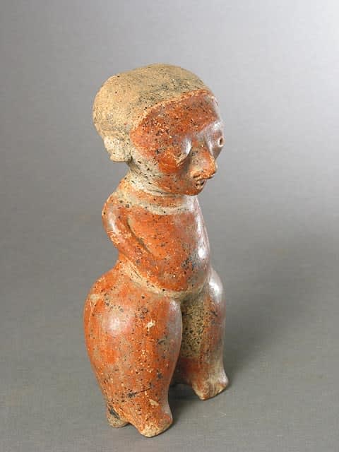 Chinesco Style (Type C) Nayarit Terrcotta Standing Figure, 100 CE - 300 CE
