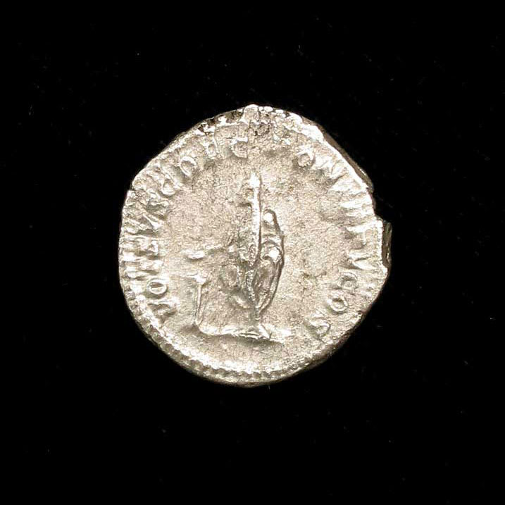 Silver Denarius of Emperor Caracalla, 202 CE