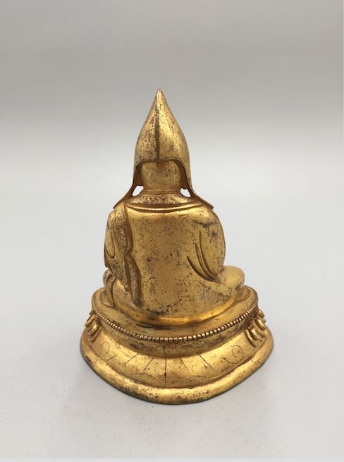 Gilt-Bronze Figure of Tsongkhapa, 1600 CE - 1900 CE