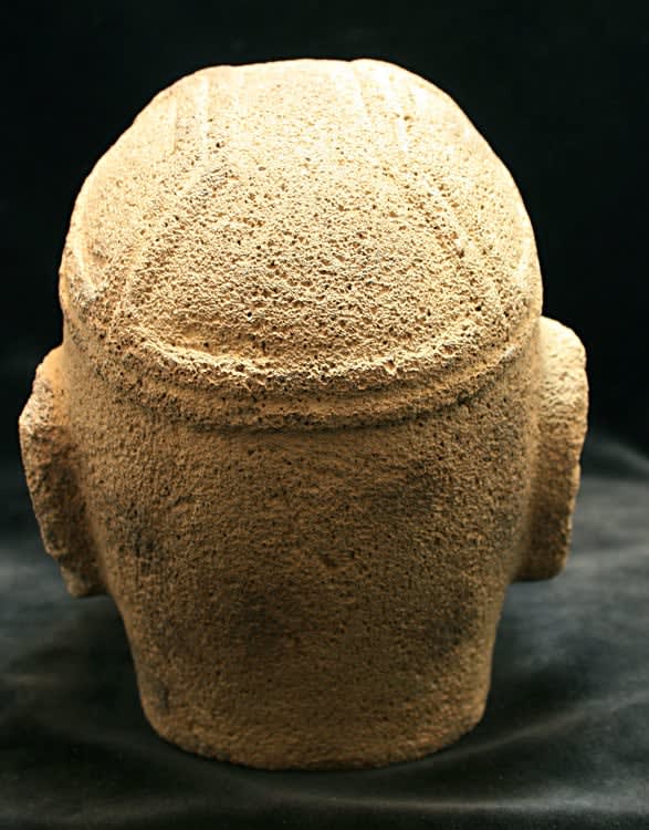Basalt Trophy Head, 500 CE - 1000 CE