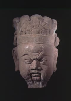 Stone Sculpture of a Head, 960 CE - 1279 CE