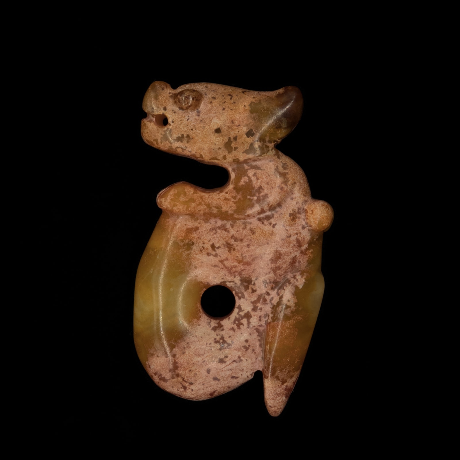 Hongshan-Style Jade Pendant of Pig Dragon, 1644-1912 CE