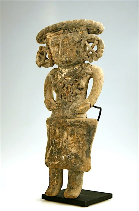 Michoacan Sculpture of a Standing Woman, 300 BCE - 200 CE