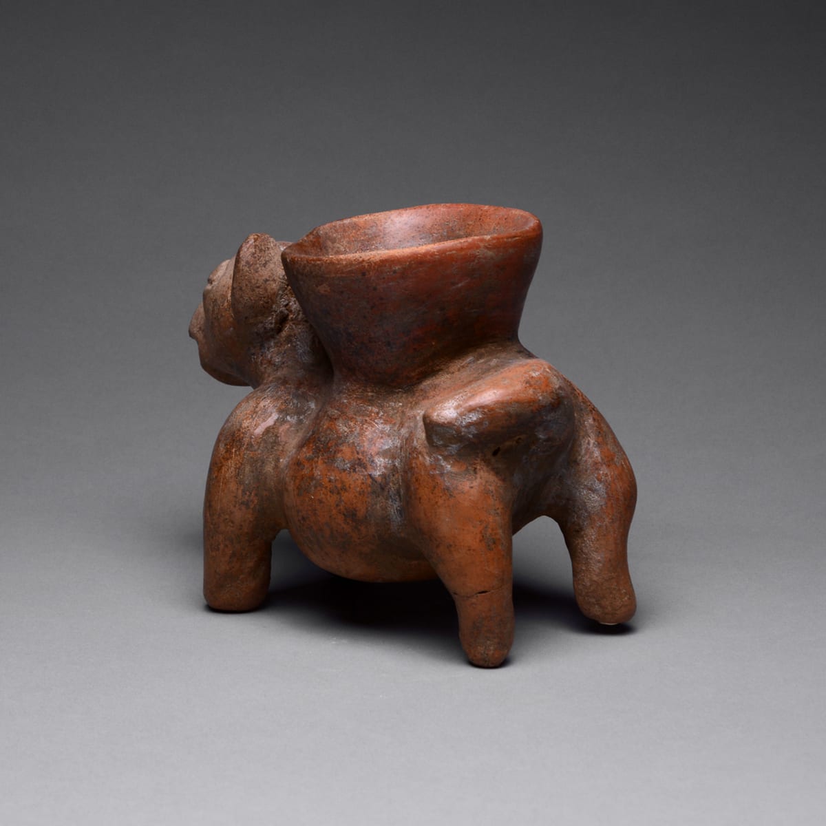 Colima Vessel in the Form of a Jaguar, 300 BCE - 300 CE