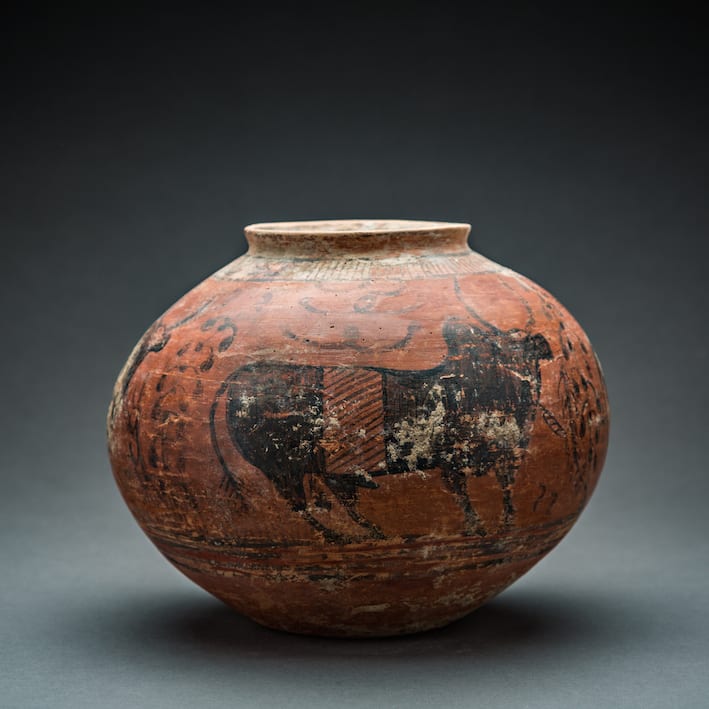 Kulli Red-Slip Painted Jar, 2500 BCE - 2000 BCE