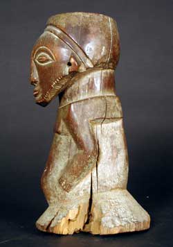 Hemba or Luba Bankishi Magical Fetish Figure, 1870 CE - 1920 CE