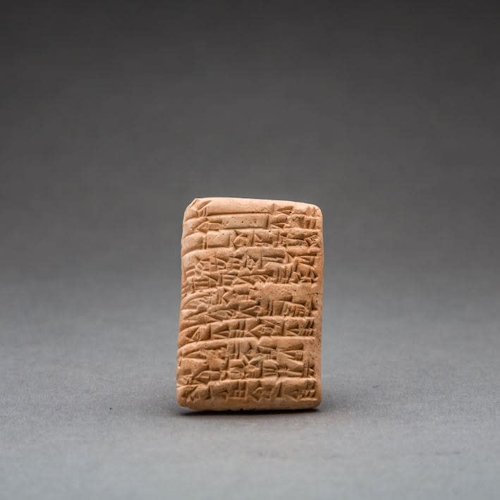 Sumerian Cuneiform Tablet, 2040 BCE