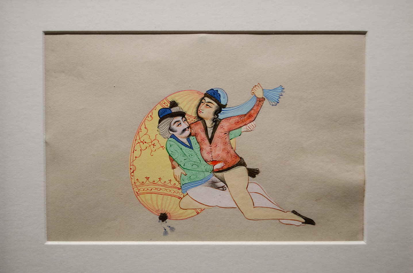 105 - Late Mughal Empire Erotic Manuscript / Painting Inspired by the Kama Sutra, 18th Century CE - 19th Century CE | Barakat Gallery
