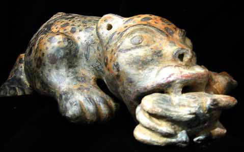 Terracotta Sculpture of a Jaguar, 500 CE - 800 CE