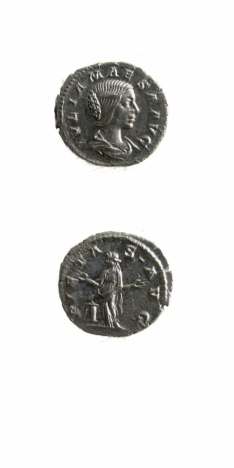 Silver Denarius of Julia Maesa, 218 CE - 225 CE