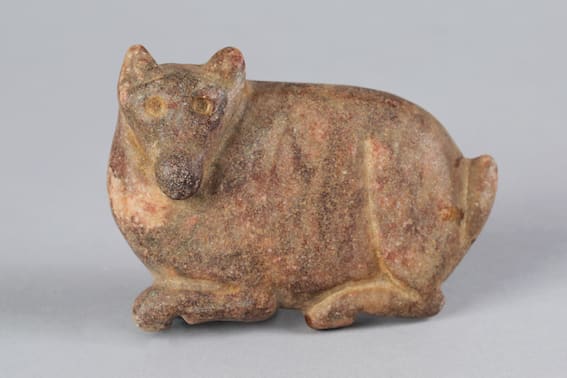 Sumerian period stone figurine of a fox | Barakat Gallery