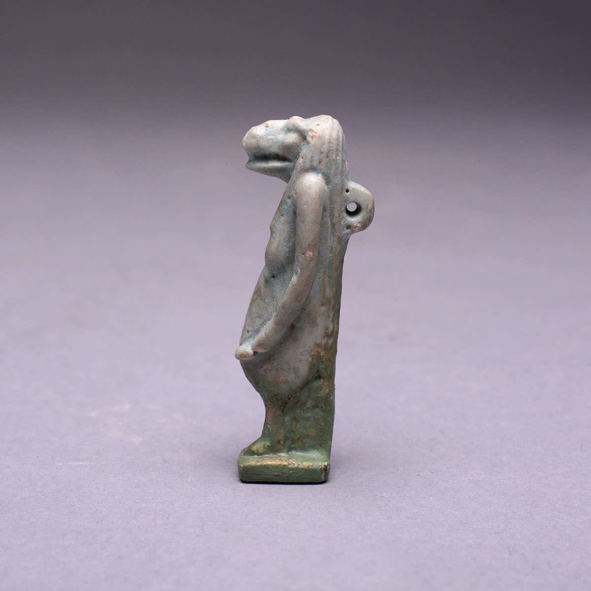 New Kingdom Faience Amulet of Taueret, 1600 BCE - 1100 BCE