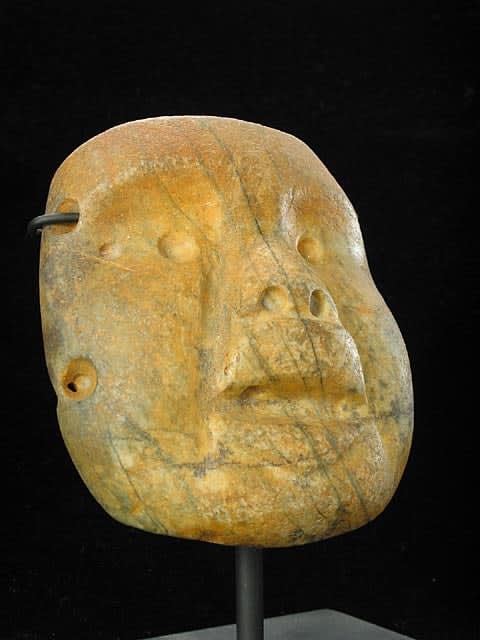 Stone Pectoral Mask, 300 BCE - 300 CE